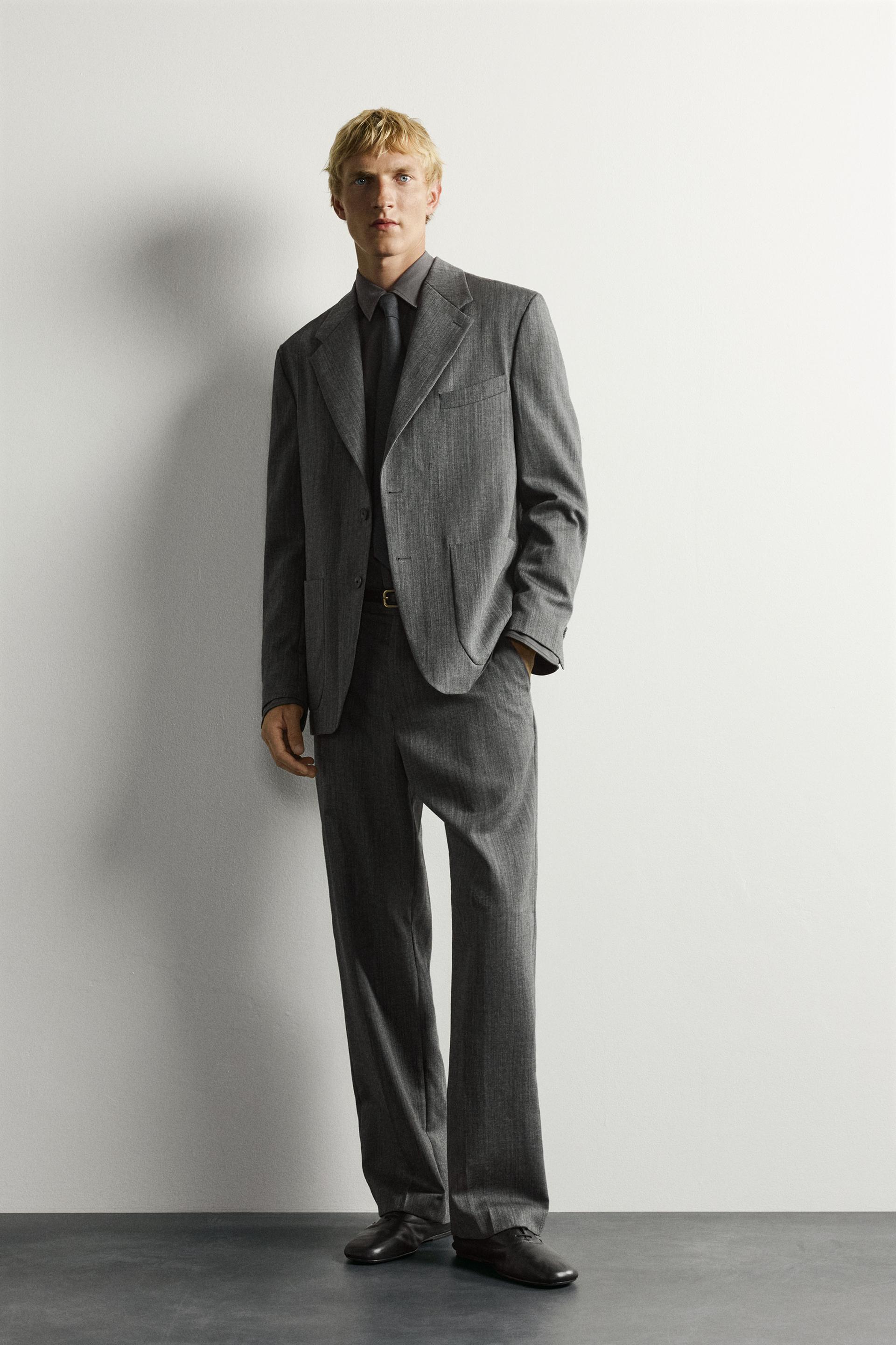 Wool Suit Blazer