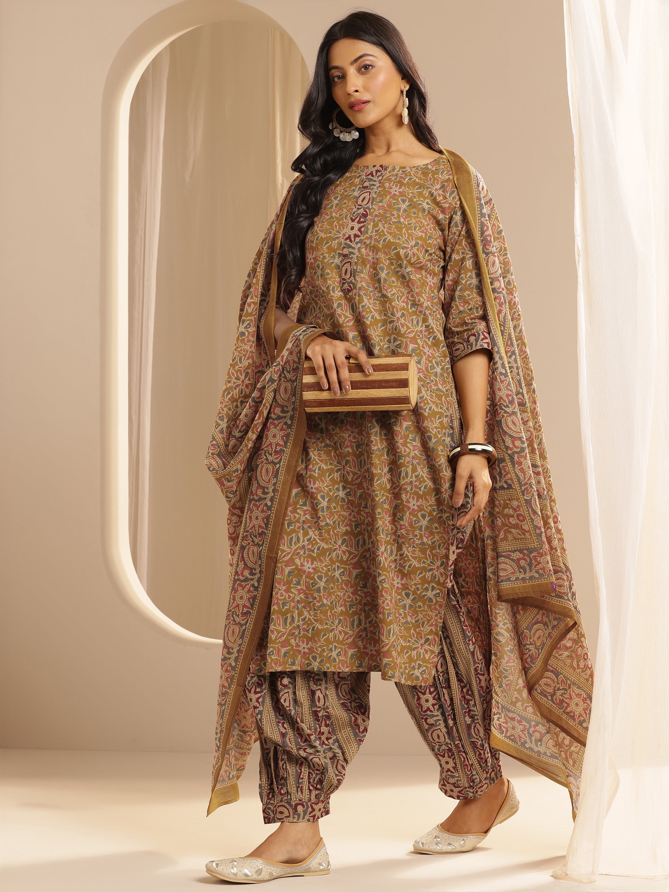 Kalamkari Salwar Kameez Set