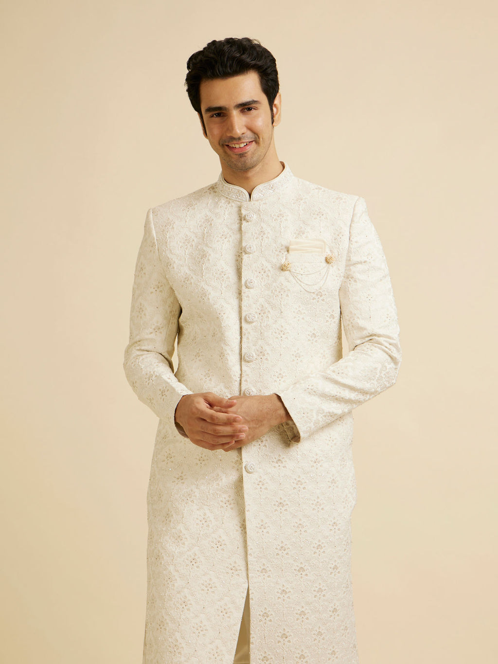 Ivory Wedding Sherwani