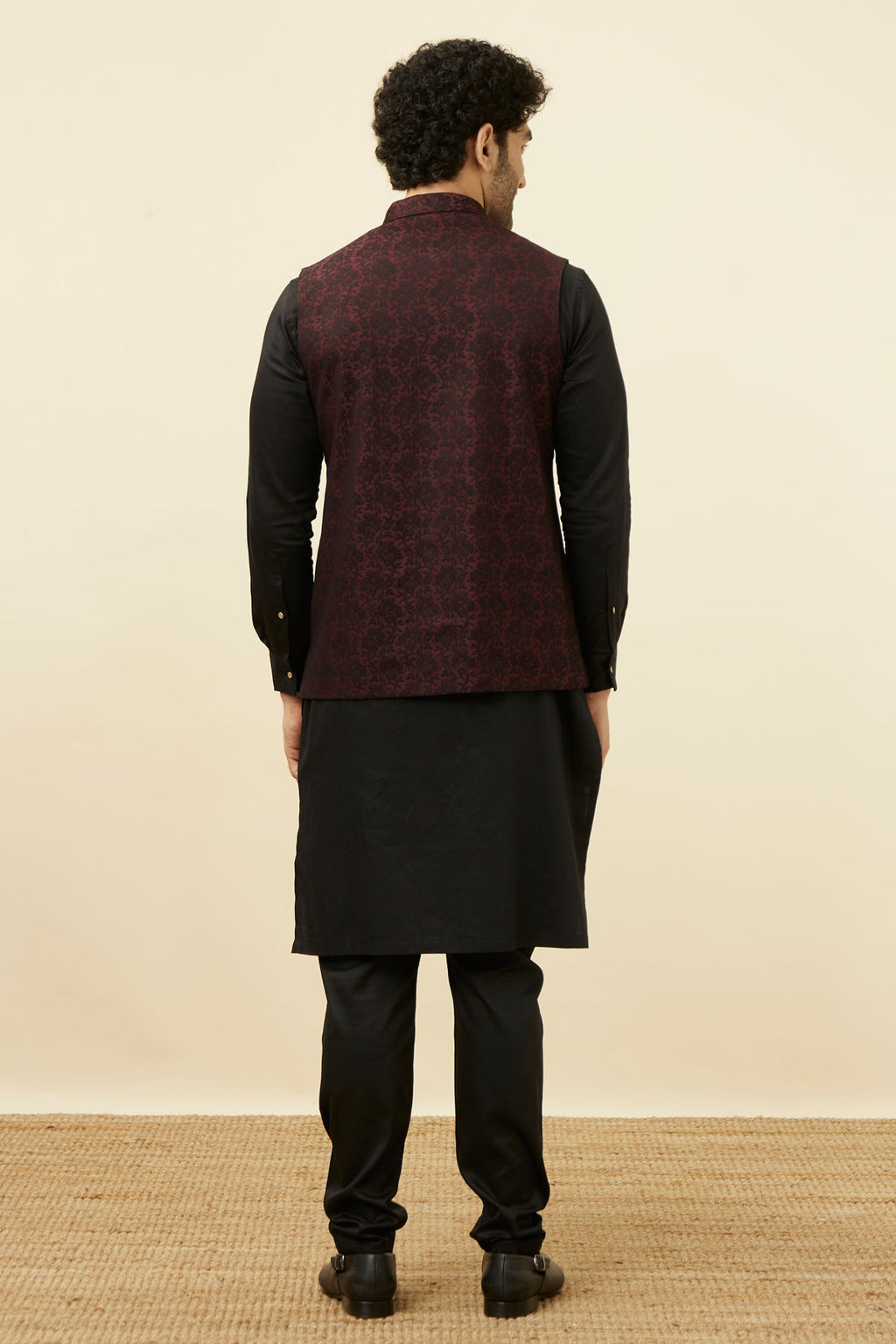Jacquard Nehru Jacket