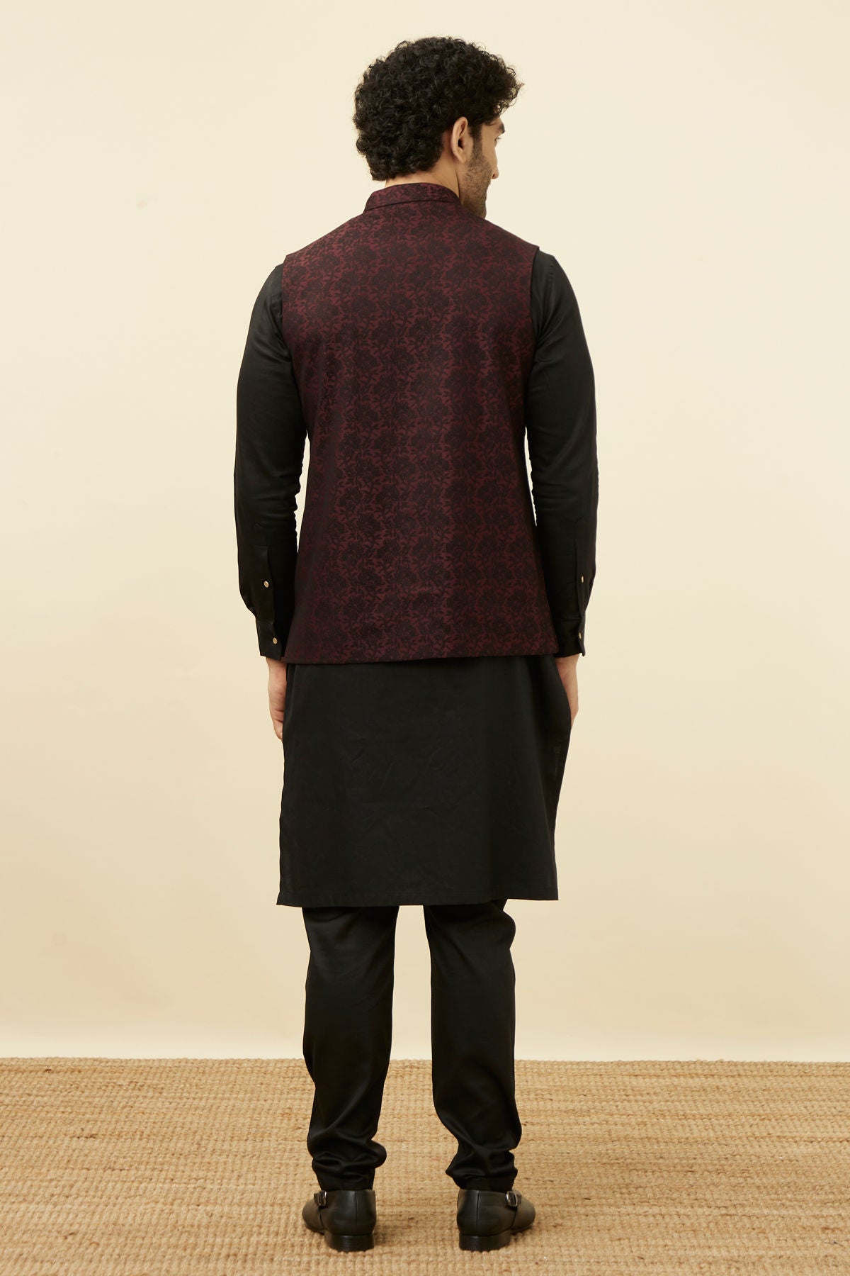 Jacquard Nehru Jacket