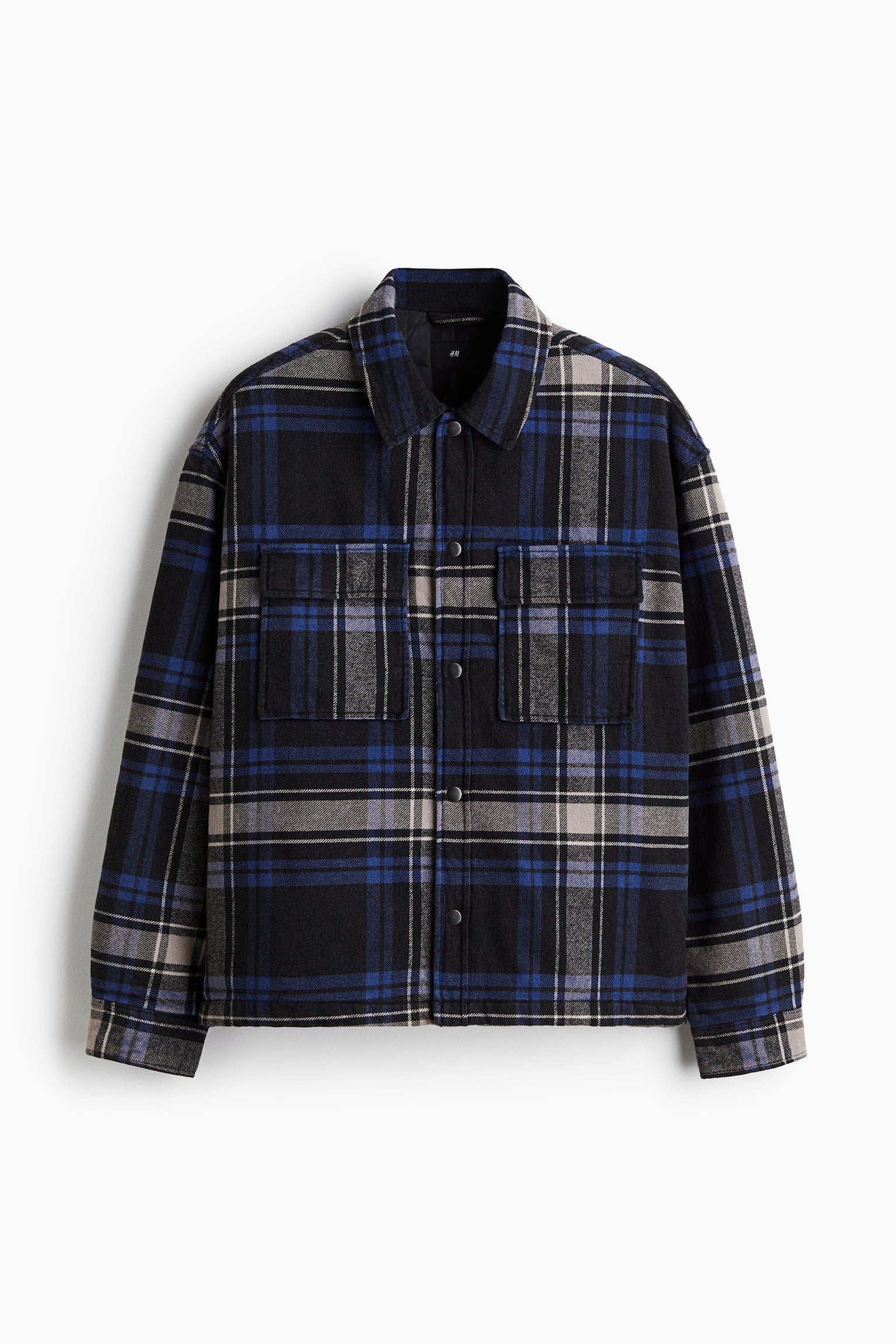 Flannel Check Overshirt