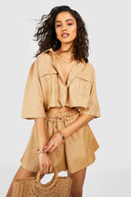 Linen Utility Shirt