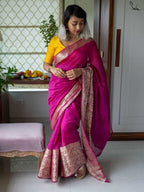 Silk Banarasi Border Saree