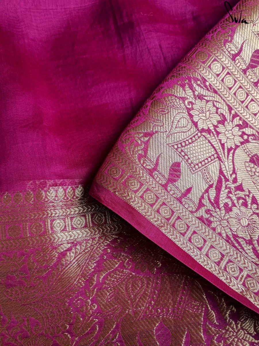 Silk Banarasi Border Saree