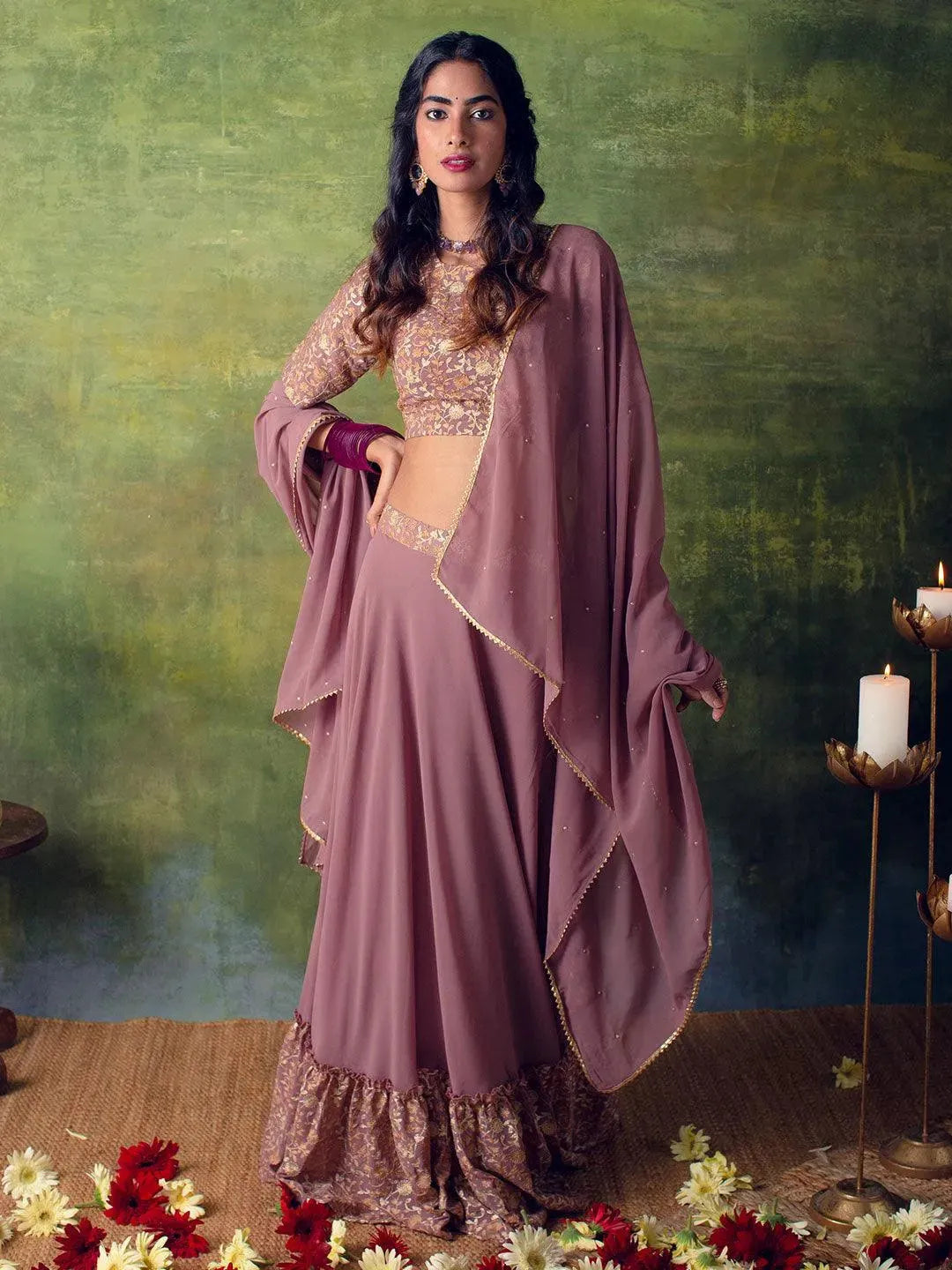 Embroidered Lehenga Set